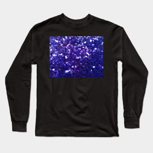 Purple Glitter Long Sleeve T-Shirt